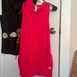 New Balance size medium hooded racer back tank pink